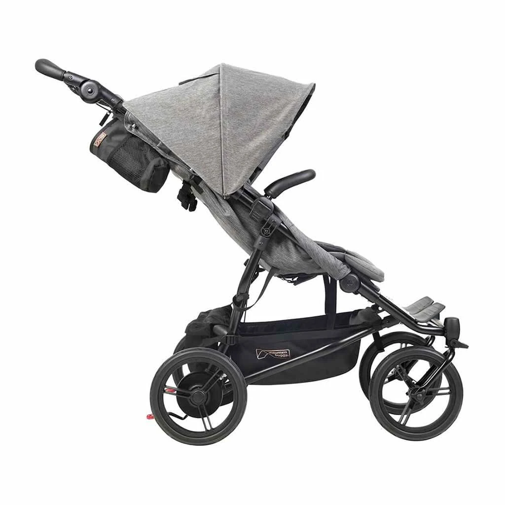 Mountain Buggy Duet Luxury With Double Satchel And Carrycot, Herringbone 7 Mountain Buggy Duet Luxury With Double Satchel And Carrycot, Herringbone - Image 5
