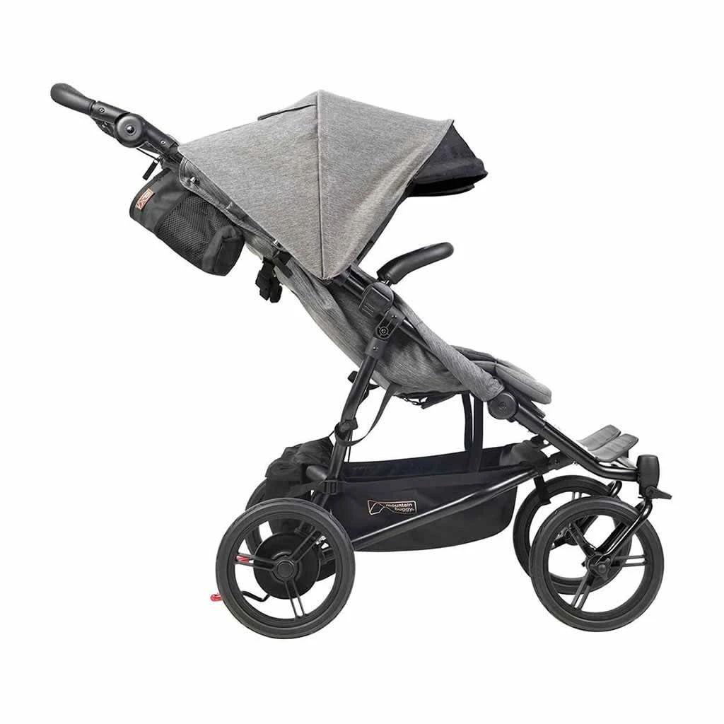 Mountain Buggy Duet Luxury With Double Satchel And Carrycot, Herringbone 8 Mountain Buggy Duet Luxury With Double Satchel And Carrycot, Herringbone - Image 6