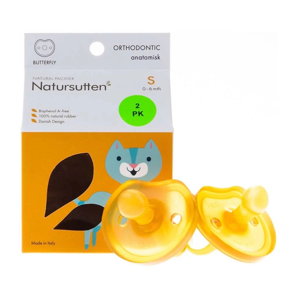 Natursutten BPA-Free Natural Rubber Pacifier, Orthodontic, 12 Months & Up, 2 Pack 3 Natursutten BPA-Free Natural Rubber Pacifier, Orthodontic, 12 Months & Up, 2 Pack