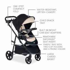 Britax Willow Brook S+ Travel System -Baby Product Specialty Store Britax Willow Brook S Travel System Sand Onyx 3
