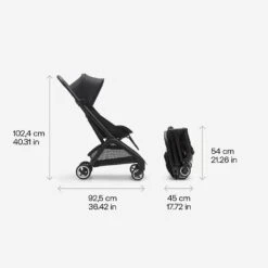 Bugaboo Butterfly Complete Lightweight Stroller -Baby Product Specialty Store Bugaboo Butterfly Complete Lightweight Stroller Black Midnight Black 5