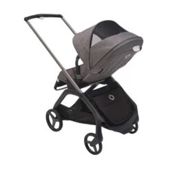 Bugaboo Dragonfly With Seat Complete Stroller -Baby Product Specialty Store Bugaboo Dragonfly with Seat Complete Stroller Grey Melange 3