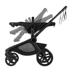 Bugaboo Kangaroo With Seat And Bassinet Complete Stroller -Baby Product Specialty Store Bugaboo Kangaroo With Seat And Bassinet Complete Stroller Midnight Black 7