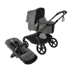 Bugaboo Kangaroo With Seat And Bassinet Complete Stroller -Baby Product Specialty Store Bugaboo Kangaroo With Seat And Bassinet Complete Stroller Moon Grey