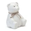 Child To Cherish Teddy Bear Bank, White 2 Child To Cherish Teddy Bear Bank, White -Baby Product Specialty Store Child To Cherish Teddy Bear Bank White