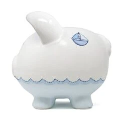 Child To Cherish Sailboat Piggy Bank -Baby Product Specialty Store Child To Cherish Sailboat Piggy Bank Side