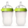 Comotomo Baby Bottle 8 Oz/ 250 Ml - 2 Pack Green -Baby Product Specialty Store Comotomo Baby Bottle 8 oz 250 ml Pack of 2