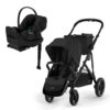Cybex Gazelle S 2 & Cloud G Lux Travel System 1 Cybex Gazelle S 2 & Cloud G Lux Travel System -Baby Product Specialty Store Cybex Gazelle S 2 Stroller Black Frame with Moon Black Main