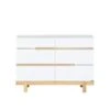 DaDaDa Bliss 6-Drawer Dresser -Baby Product Specialty Store DaDaDa Bliss 6 Drawer Dresser White Natural Main