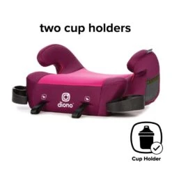 Diono Solana 2 Latch, XL Space Backless Booster Seat 15 Diono Solana 2 Latch, XL Space Backless Booster Seat -Baby Product Specialty Store Diono Solana 2 Latch XL Space Backless Booster Seat Pink 4