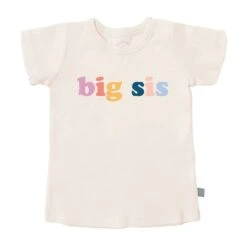 Finn & Emma Short Sleeve Graphic T-Shirt, Big Sis