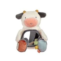 Itzy Ritzy Bitzy Mirror Sensory Tummy Time Plush, Cow -Baby Product Specialty Store Itzy Ritzy Bitzy Mirror Sensory Tummy Time Plush Cow 3