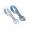 Itzy Ritzy Sweetie Looped Spoon & Fork Set 1 Itzy Ritzy Sweetie Looped Spoon & Fork Set -Baby Product Specialty Store Itzy Ritzy Sweetie Looped Spoon Fork Set Blue 1