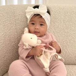 Itzy Ritzy Bitzy Crinkle Sensory Toy With Teether -Baby Product Specialty Store Itzy Ritzy Bitzy Crinkle Sensory Toy With Teether Bunny Lifestyle