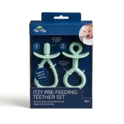 Itzy Ritzy Pre-Feeding Teether Set -Baby Product Specialty Store Itzy Ritzy Pre Feeding Teether Set Green ANB Baby