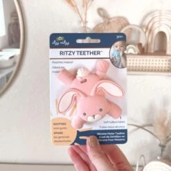 Itzy Ritzy Silicone Molar Teether, Bunny -Baby Product Specialty Store Itzy Ritzy Silicone Molar Teether Bunny Packing