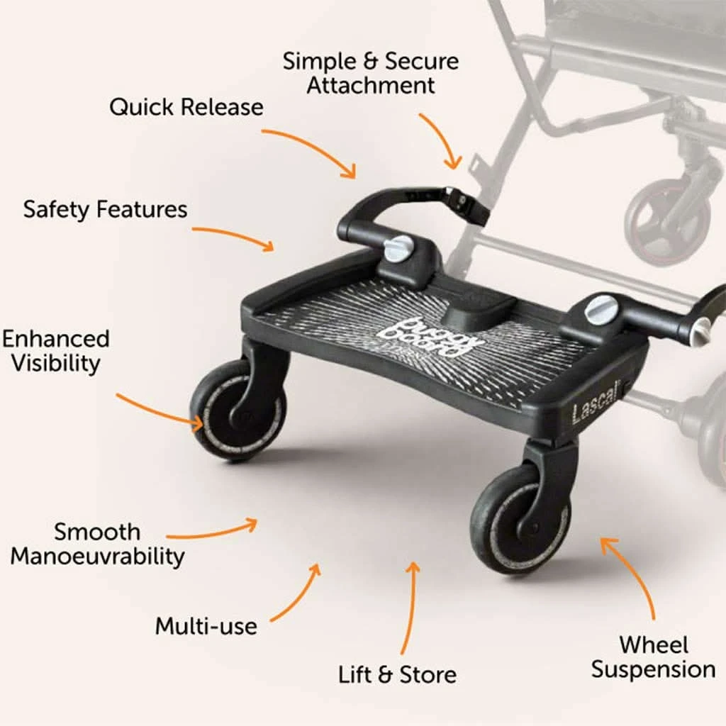 Lascal BuggyBoard Maxi, Black 6 Lascal BuggyBoard Maxi, Black - Image 4