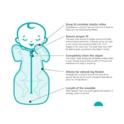 Love To Dream Up Silky Lux Swaddle, Bamboo Gray -Baby Product Specialty Store Love To Dream Up Silky Lux Swaddle Bamboo Gray 5