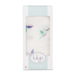 Lulujo Bamboo Swaddle, Hummingbirds 11 Lulujo Bamboo Swaddle, Hummingbirds -Baby Product Specialty Store Lulujo Bamboo Swaddle Hummingbirds 5