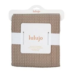 Lulujo Cotton Waffle Blanket -Baby Product Specialty Store Lulujo Cotton Waffle Blanket Sand 5