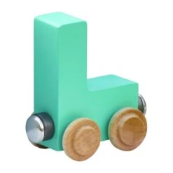 Maple Landmark Magnetic NameTrain Letters, Pastel 32 Maple Landmark Magnetic NameTrain Letters, Pastel -Baby Product Specialty Store Maple Landmark Magnetic NameTrain Letters L