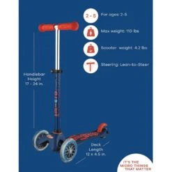 Micro Kickboard Mini Deluxe Scooter 12 Micro Kickboard Mini Deluxe Scooter -Baby Product Specialty Store Micro Kickboard Mini Deluxe Scooter features