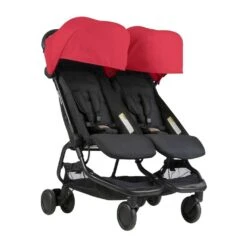 Mountain Buggy Nano Duo V1 Lightweight Stroller -Baby Product Specialty Store Mountain Buggy Nano Duo V1 Stroller Ruby 9