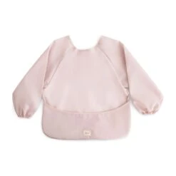 Mushie Long Sleeve Bib -Baby Product Specialty Store Mushie Long Sleeve Bib Blush 4