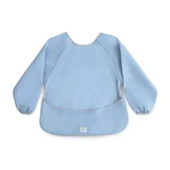 Mushie Long Sleeve Bib -Baby Product Specialty Store Mushie Long Sleeve Bib Tradewinds 5