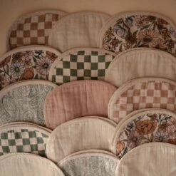 Mushie Muslin Burp Cloth Organic Cotton, 2 Pack -Baby Product Specialty Store Mushie Muslin Burp Cloth Organic Cotton 8