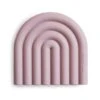 Mushie Rainbow Silicone Teether, Mauve -Baby Product Specialty Store Mushie Rainbow Silicone Teether Mauve 1