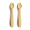 Mushie Silicone Feeding Spoons, 2 Pack -Baby Product Specialty Store Mushie Silicone Feeding Daffodil 01
