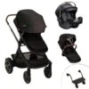 Nuna Demi Next Double Stroller + Rider Board + PIPA RX Travel System 2 Nuna Demi Next Double Stroller + Rider Board + PIPA RX Travel System -Baby Product Specialty Store Nuna Demi Next Double Stroller Rider Board PIPA RX Travel System Caviar 1