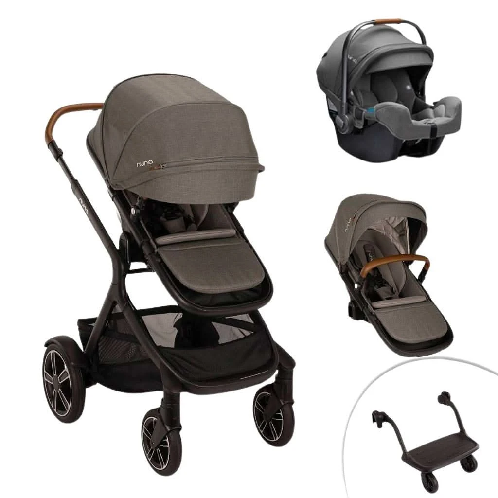 Nuna Demi Next Double Stroller + Rider Board + PIPA RX Travel System 17 Nuna Demi Next Double Stroller + Rider Board + PIPA RX Travel System - Image 15
