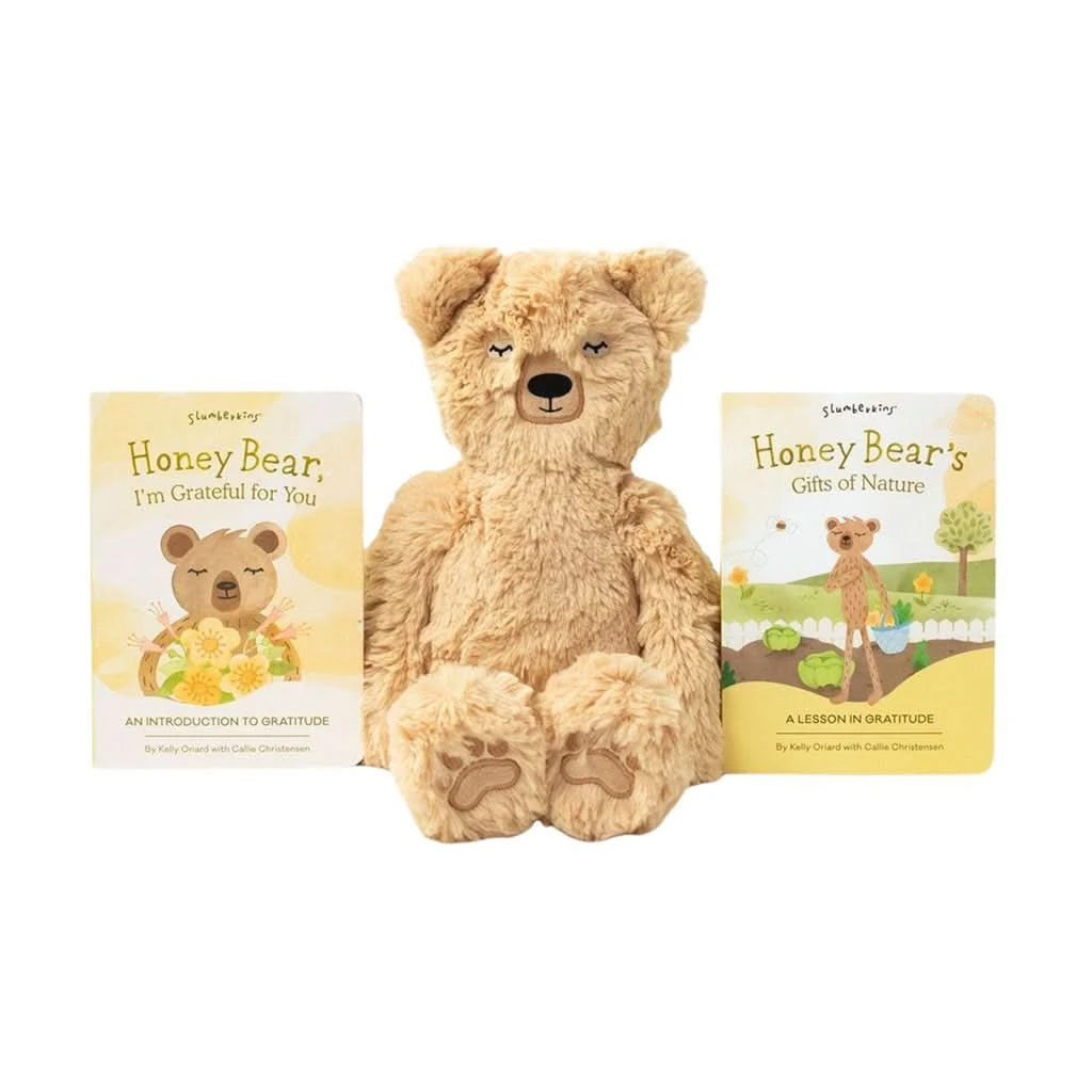 Slumberkins Honey Bear Kin, Gratitude 3 Slumberkins Honey Bear Kin, Gratitude