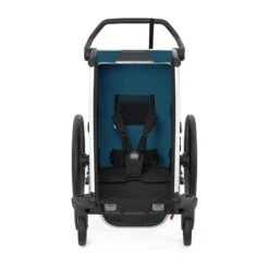 Thule Chariot Cross Double 2-Seat Multisport Trailer & Stroller -Baby Product Specialty Store Thule Chariot Cross Double 2 Seat Majolic Blue 5