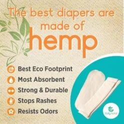 Tidy Tots Great Start Set, Hemp, Diaper Set 12 Tidy Tots Great Start Set, Hemp, Diaper Set -Baby Product Specialty Store TidyTots12DiaperSnapGreatStartSet 03
