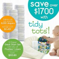 Tidy Tots Great Start Set, Hemp, Diaper Set 15 Tidy Tots Great Start Set, Hemp, Diaper Set -Baby Product Specialty Store TidyTots12DiaperSnapGreatStartSet 06