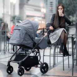 VALCO BABY Snap Ultra Trend Lightweight Reversible Stroller -Baby Product Specialty Store Valco Baby Snap Ultra Trend Stroller Denim Lifestyle 3