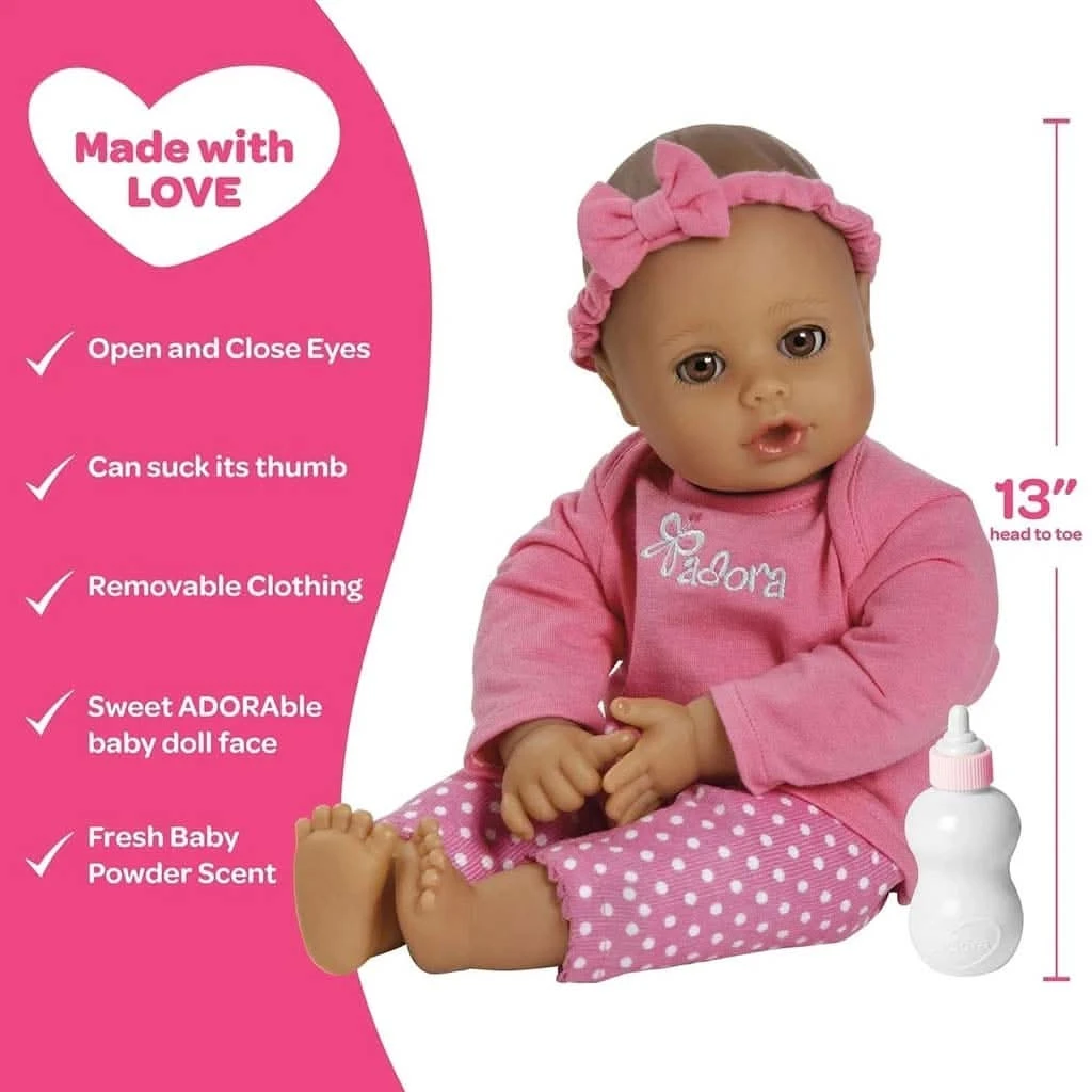 Adora PlayTime Baby, Pink 5 Adora PlayTime Baby, Pink - Image 3