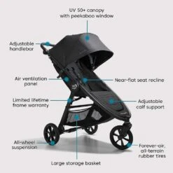 Baby Jogger City Mini GT2 + City GO 2 Travel System, Opulent Black 15 Baby Jogger City Mini GT2 + City GO 2 Travel System, Opulent Black -Baby Product Specialty Store baby jogger city mini gt2 city go 2 travel system opulent blackbj2154112anb babyanb baby 916952
