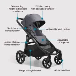 Baby Jogger City Select 2 + City GO 2 Travel System, Radiant Slate -Baby Product Specialty Store baby jogger city select 2 city go 2 travel system radiant slatebj2151913anb babyanb baby 491095