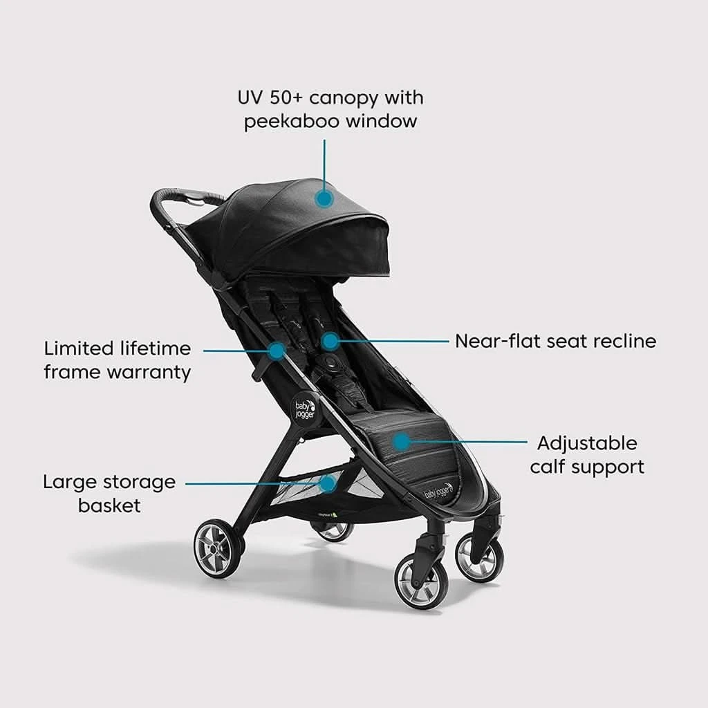 Baby Jogger City Tour 2 Travel System, Pitch Jet 6 Baby Jogger City Tour 2 Travel System, Pitch Jet - Image 4