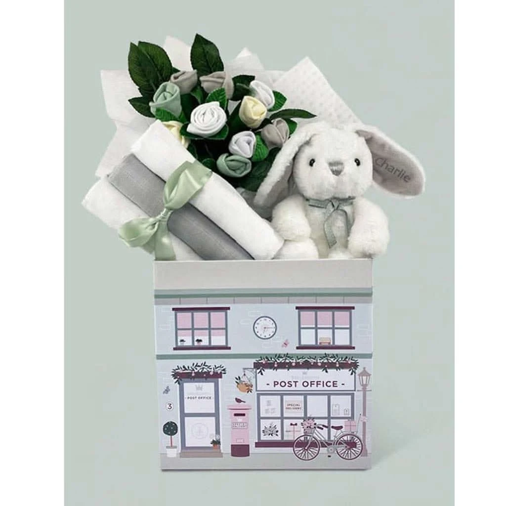 Babyblooms Personalized Little Bunny Welcome Baby Keepsake Box 3 Babyblooms Personalized Little Bunny Welcome Baby Keepsake Box