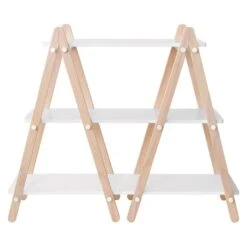 Babyletto Dottie Bookcase, White And Washed Natural Finish 9 Babyletto Dottie Bookcase, White And Washed Natural Finish -Baby Product Specialty Store babyletto dottie bookcase white and washed natural finishbabm10511wnxanb babyanb baby 389361