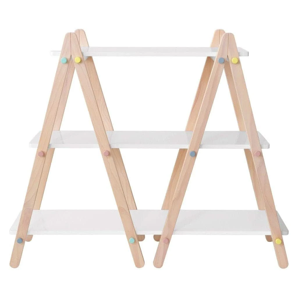 Babyletto Dottie Bookcase, White And Washed Natural Finish 3 Babyletto Dottie Bookcase, White And Washed Natural Finish