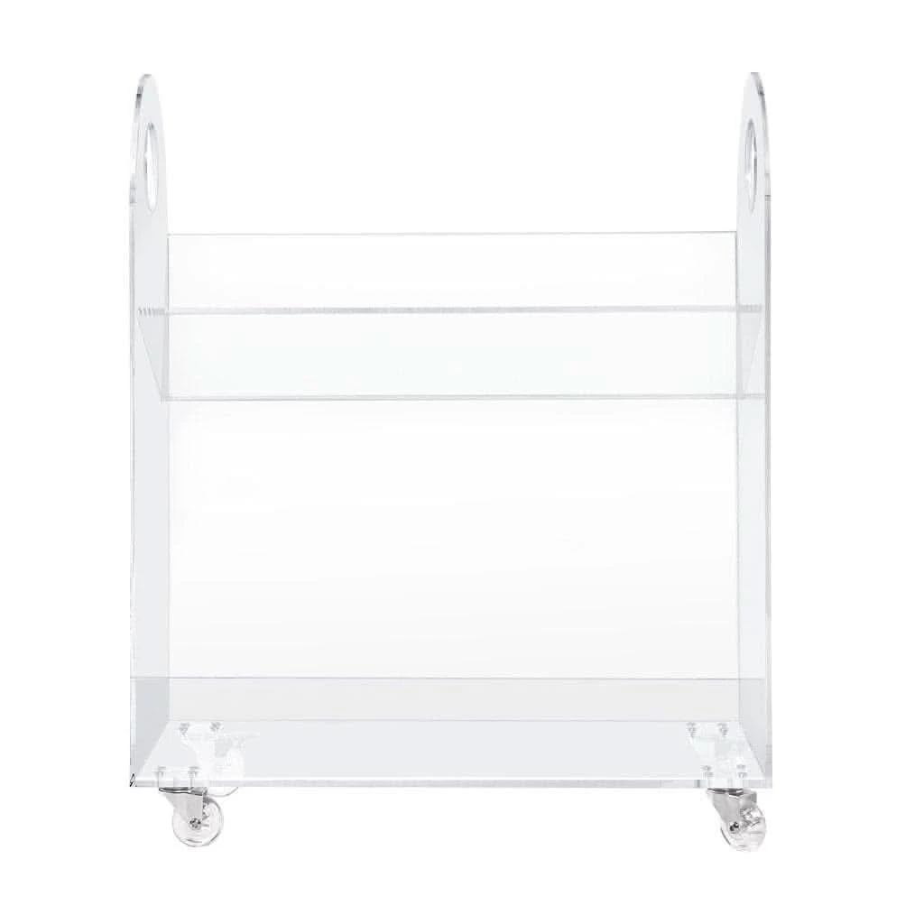 Babyletto Presto Acrylic Bookcase And Cart In Acrylic -- In Store Pickup Only 4 Babyletto Presto Acrylic Bookcase And Cart In Acrylic -- In Store Pickup Only - Image 2