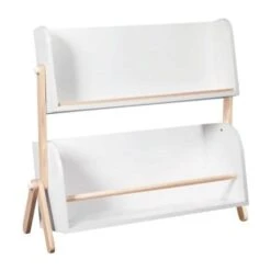 Babyletto Tally Storage And Bookshelf, White And Washed Natural Finish