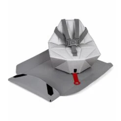 Bombol Pop-Up Booster Seat With Carry Bag, Pebble Grey