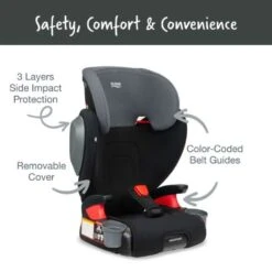Britax Highpoint 2-Stage Belt Positioning Booster Car Seat -Baby Product Specialty Store britax highpoint 2 stage belt positioning booster car seatbrie1c233canb babyanb baby 222860